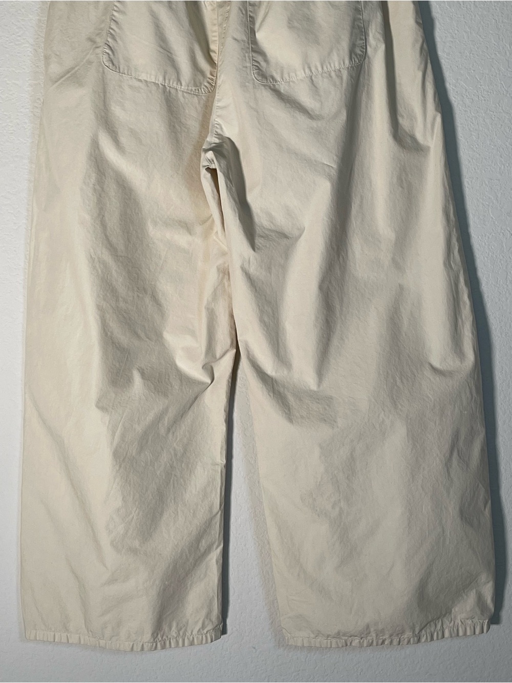 LESET Kyoto Carpenter Pants Size Large with Drawstring Waist 100% Cotton - Picture 13 of 15